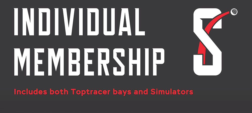 Individual Membership - Includes both Toptracer bays and Simulators<br />
